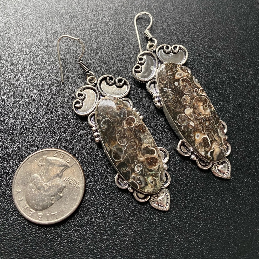 Stone earrings - Picture 5 of 6